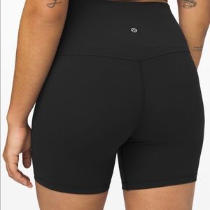 Lululemon Align shorts, black, size 2